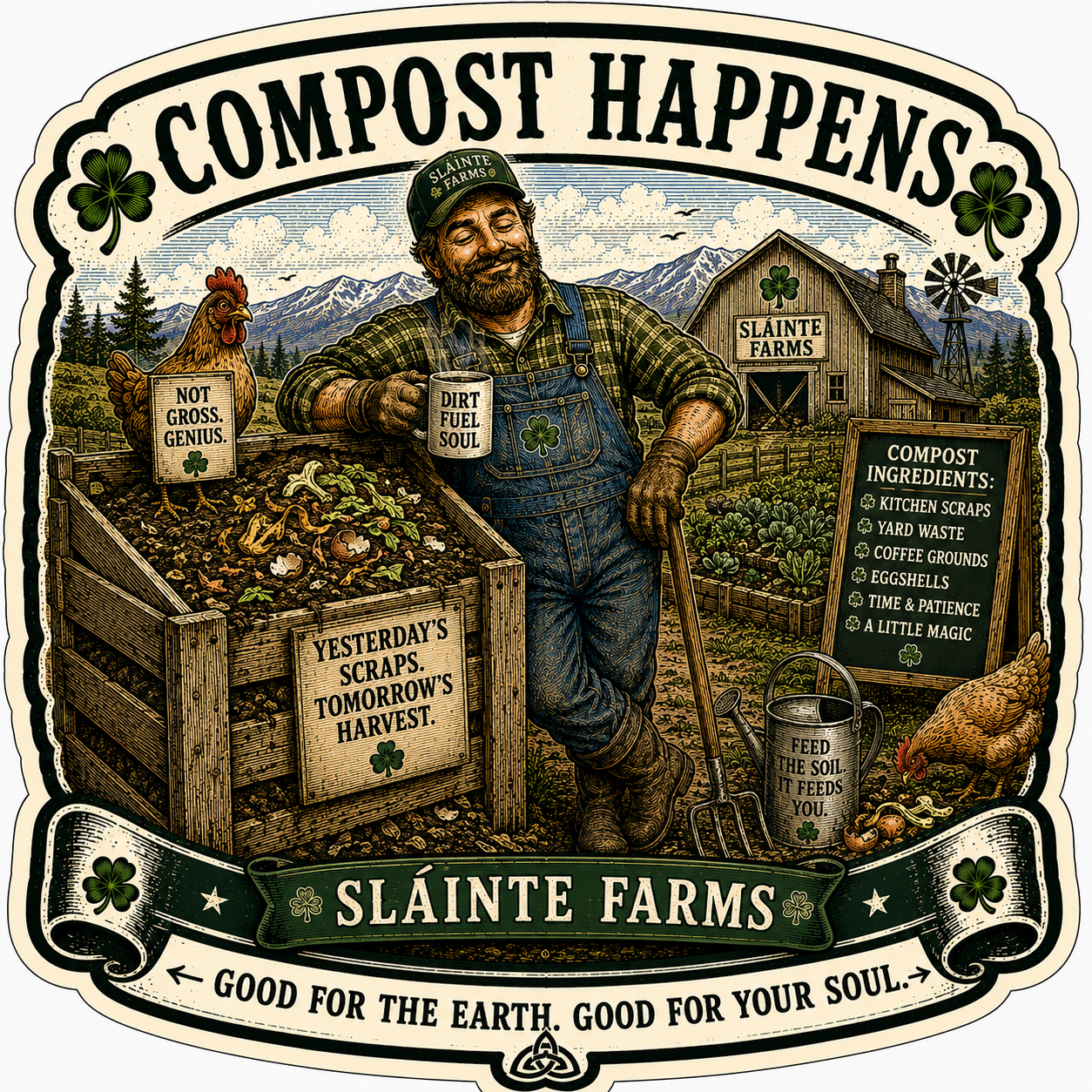 Homesteader Collection approved sticker artwork